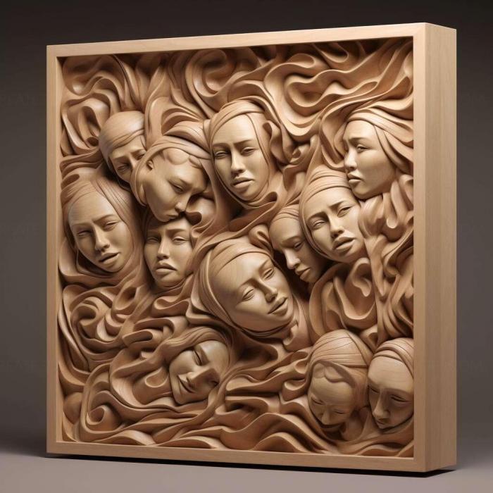 نموذج ثلاثي الأبعاد لآلة CNC 3D Art 